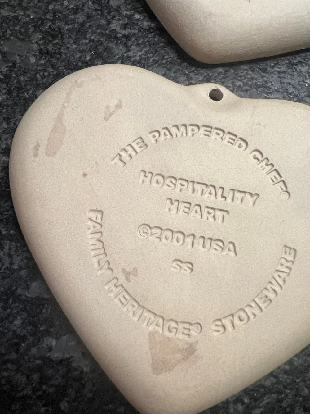 Pampered Chef Vintage Retired Heart cookie molds. Look new. 1998-2002 series
